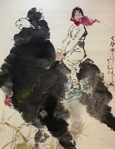 黄羡作品 《戈壁滩之行》.jpg