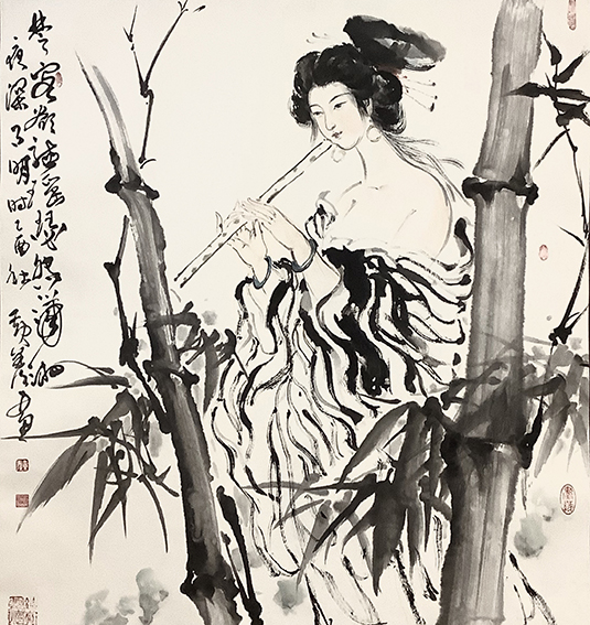 黄羡作品 《楚客欲听瑶瑟怨》.jpg