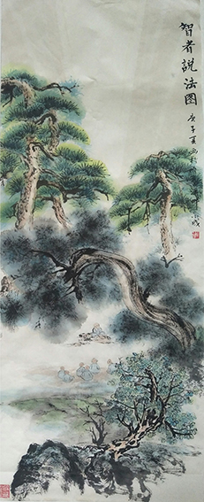 胡小成作品4《智者说法图》.jpg