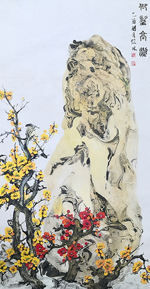 杨继林作品 《仰望高洁》.jpg