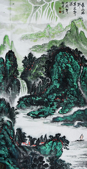 白桂芹作品5《春山绿野 草木华滋》.JPG