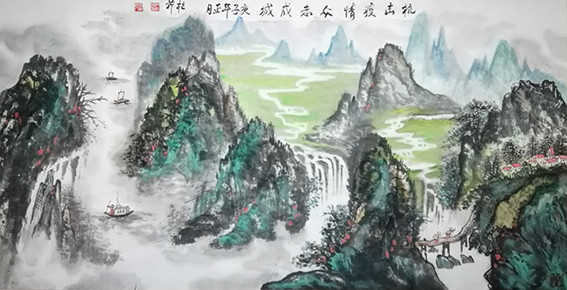 白桂芹作品10《抗击疫情 众志成城》.jpg