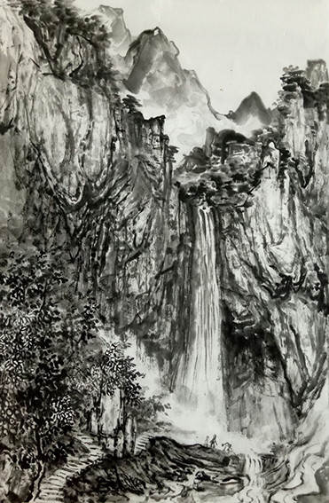 任纪成作品7《沂山百丈崖》之二.jpg