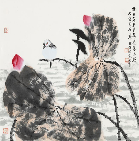 唐思领作品1《桂子落秋月 荷花羞玉颜》.jpg