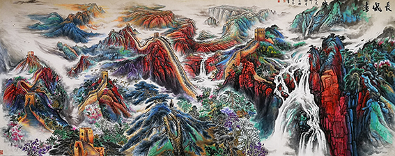 1626672650330507.jpg 农永玉作品16《长城春晓》.jpg