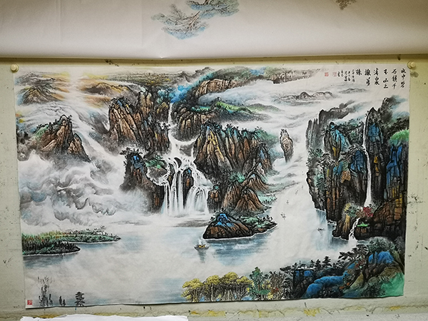 1626672740964187.jpg 农永玉作品18《水中碧石积千玉 山上青泉聚万金》.jpg