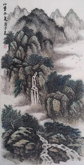 寇洪文作品7《山重水复》.jpg