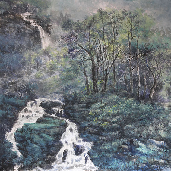 1626678706281092.jpg 盛絜作品13《闲步深林寻八音》规格:67cm×68cm.jpg
