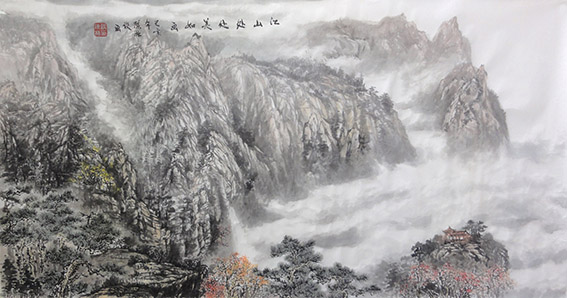 陈林设作品1《江山处处美如画》规格：138cmx69cm （禁止抄袭）.jpg