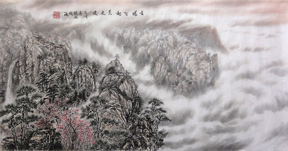 陈林设作品2《云腾飞起景更佳》规格：138cmx69cm （禁止抄袭）.jpg