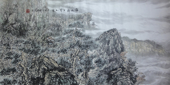 陈林设作品3《深山处处有人家》规格：138cmx69cm （禁止抄袭）.jpg