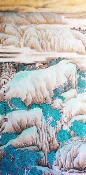 陈林设作品4《江闽山泉韵》规格：69cmx138cm （禁止抄袭）.jpg