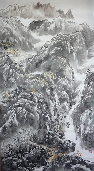 陈林设作品7《山魂秋景》规格：97cmx180cm （禁止抄袭）.jpg