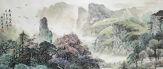 陈福耀美术作品《春晖照大地》.jpg